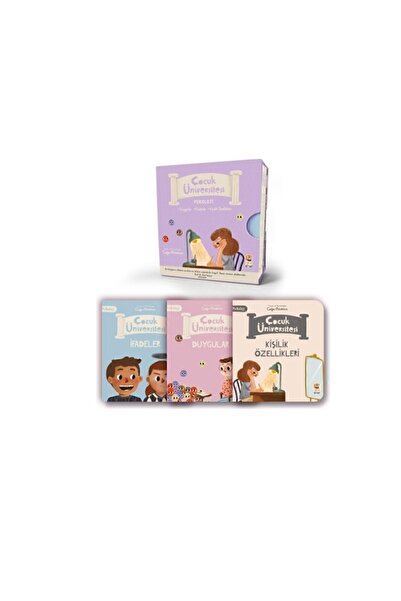 Sincap Kitap Çocuk Üniversitesi Psikoloji 3 Kitap Set