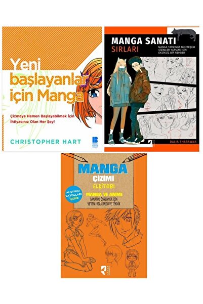 Alfa Yayınları Yeni Başlayanlar Için Manga + Manga Sanatı Sırları + Manga Çiz...