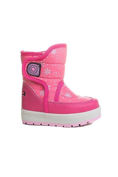 le petit kids Κοριτσίστικες ροζ Snowflake Thermal Snow Boots