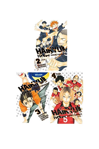 Gerekli Şeyler Yayıncılık Haikyu 2-3-4. Ciltler Manga Seti