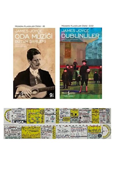 TÜRKİYE İŞ BANKASI KÜLTÜR YAYINLARI James Joyce 2 Kitap Set / Oda Müziği Bütü...