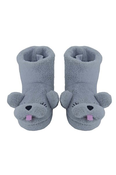 Chirpy Fant - Dog Figured Women's Slippers