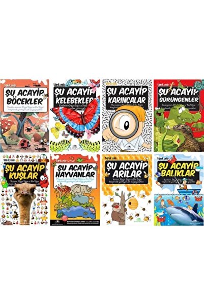 Uğurböceği Yayınları Şu Acayip Hayvanlar 8 Kitap Set