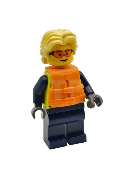 LEGO Blond Police Officer Minifigure Accessory Moc City Town