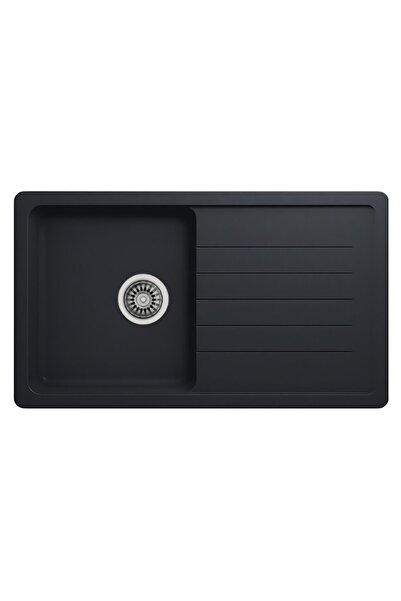 EVIER Granit Evye Base L Series Black - Siyah (86x50)