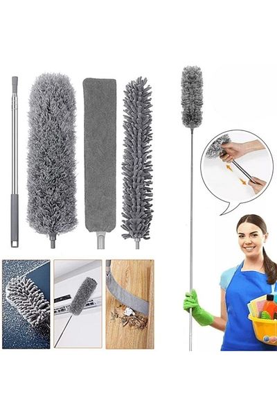 Ekostem Anti Static Telescopic Dusting Set with 3 Heads