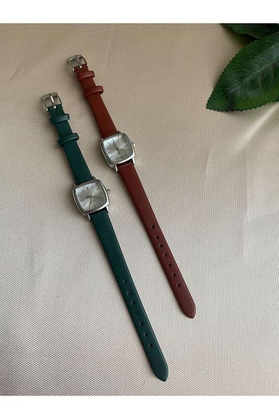 QUARTZ Retro Minimal Leather Cord Women's Wristwatch
