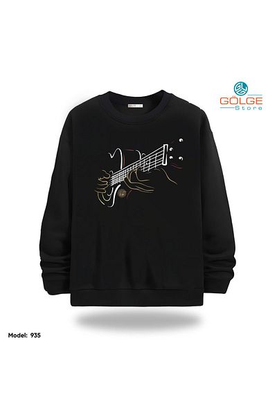 Gölge Store Metallica Chest Printed Slimfit Crew Neck 2 Thread Unisex Sweatshirt