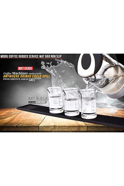 MIBRU Coffee rubber service mat 60*8
