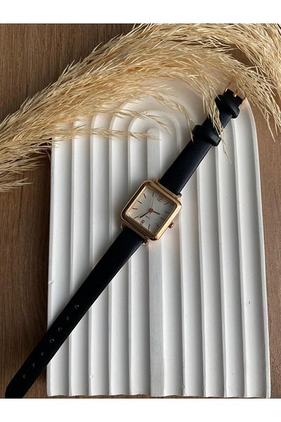 QUARTZ Rubsey Vintage Women Wristwatch Retro Leather Band 1 Piece
