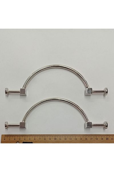 AĞIRSOY Zamak Metal - Nickel Plated Bag, Pair's Price