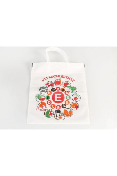 ÇABUKLAR Vitamin Pharmacy Tote Bag - 50 Pieces (30X35 cm)