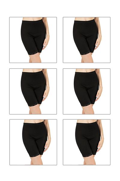 ÖZKAN underwear Özkan 0114 - 6 Pack Γυναικείο μοντέλο με ραβδώσεις, βαμβακερό, εύκαμπτο και μαλακό πόδι