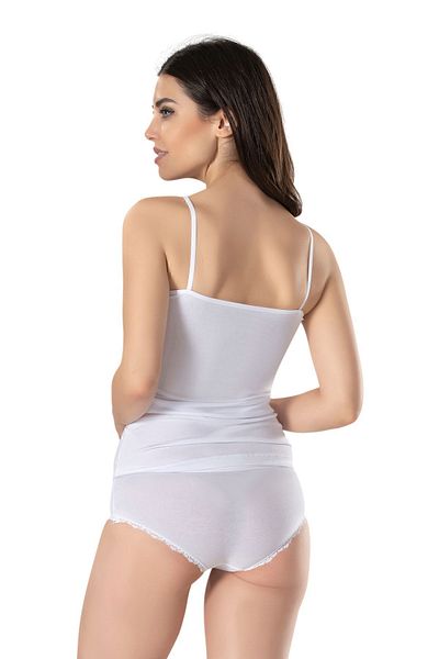 ÖZKAN underwear طقم ملابس داخلية نسائية من Özkan 25505 مصنوع من القطن بحزام رفيع ودانتيل على الياقة