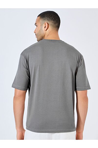 Styli Contrast Seam Piping Detail Oversized T-Shirt