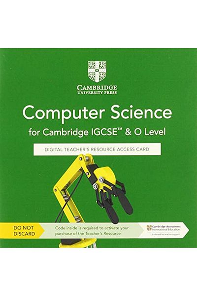 Cambridge University Press Cambridge Igcse Tm And O Level Computer Science Digital Teachers Resource Access Card