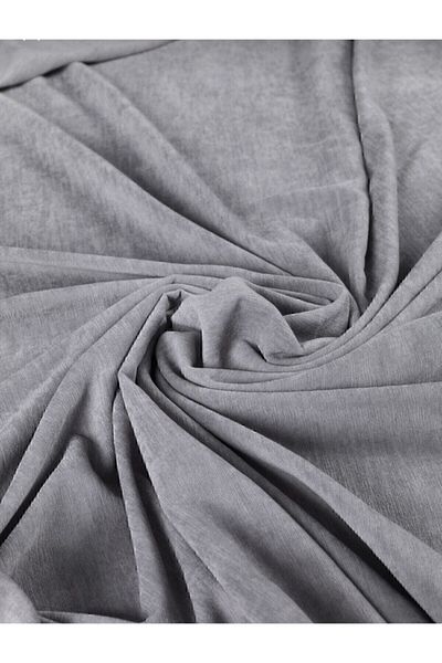 POYRAZ Matte Chenille Gray Double Sided Sofa Bed Cover Shawl
