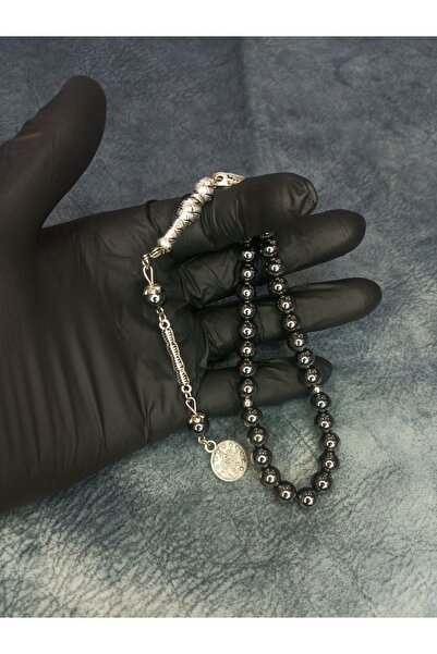 Mos Tespih Mărgele de rugăciune din hematit din piatră naturală