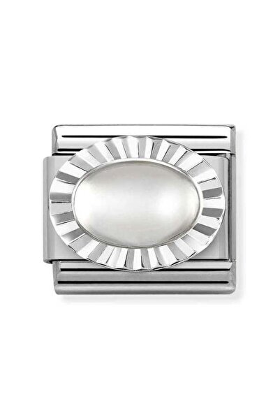 NOMİNATİON Composable Classic Dekoratif Link - Taşlar Oval Elmas - Ay Taşı - ...