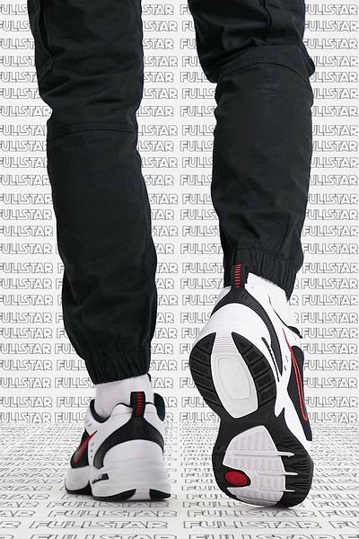 Nike Air Monarch 4 Leather Walk Training Παπούτσια Γνήσιο δέρμα Αθλητικά Παπούτσια Λευκά