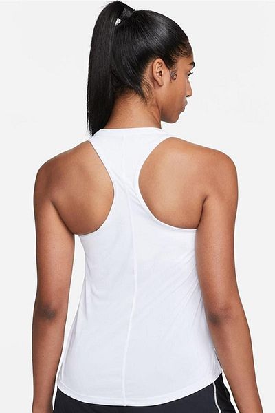 Nike White One Dri Fit Swoosh Hbr Tank Women's Tank Top