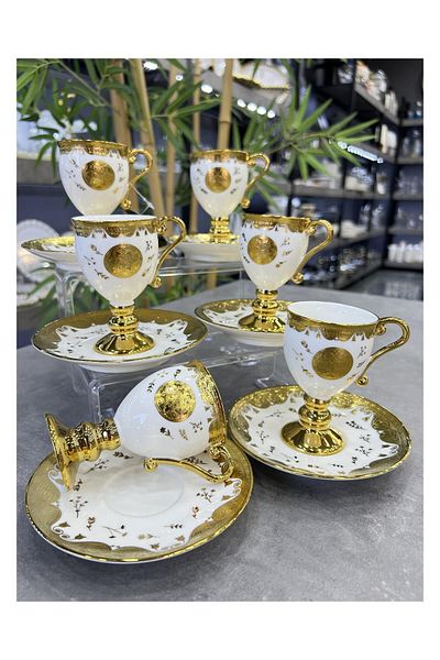 Doğudeko Diallo 6-Piece Luxury Porcelain Cup Set
