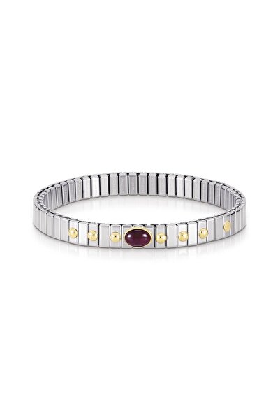 NOMİNATİON Extensıon Bracelet (s) In Stainless Steel With 18k Gold And 1preci...