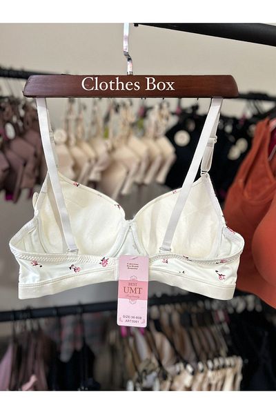 UMT Underwear Push up Bra - Floral Pattern, Underwire and Padded
