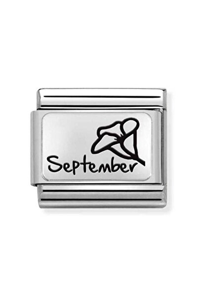 NOMİNATİON Composable Classic Month Flower Plates (ıc) Steel And 925 Silver (...