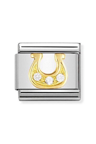 NOMİNATİON Composable Classic Dekoratif Link - İyi Şans - Beyaz Danimarka At ...