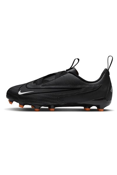 Nike Phantom GX Academy MG - Παιδικά μαύρα μποτάκια ποδοσφαίρου με λαστιχάκι πολλαπλών γωνιών