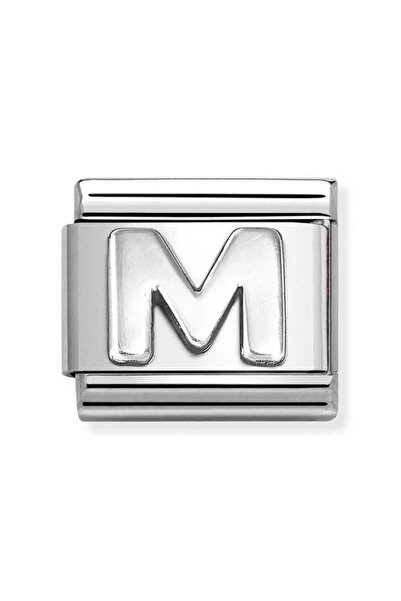 NOMİNATİON Composable Classic Dekoratif Link - Harfler - M - (13 M) 925 Gümüş