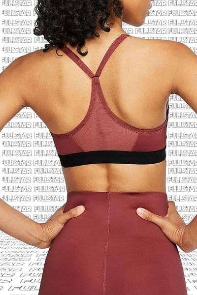 Nike Brown Color Indy Light Support Sports Bustier