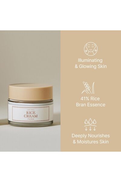 I'm From 2Pcs Korendy I'm from Rice Cream 50g, I'm from rice moisturizer