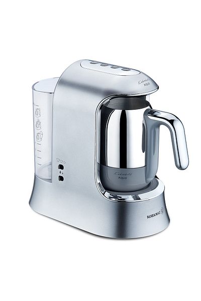 KORKMAZ Kahvekolik Aqua Kahve Makinesi Inox Krom