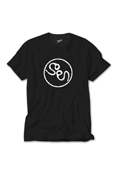 Butik Tricou negru cu logo Soen