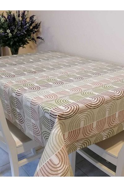 Başak Ev Tekstili FIBER-FINED PVC OIL - PATTERNED REMOVABLE TABLE CLOTH