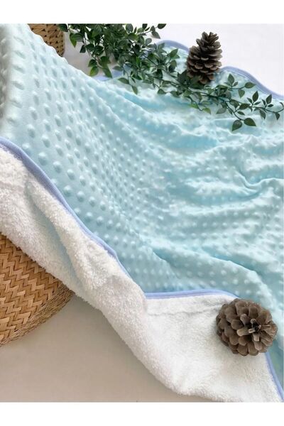 EYNA ANNE VE BEBEK TEKSTİL ÜRÜNLERİ İçi Welsoftlu Bebek Battaniyesi, Kışlık P...