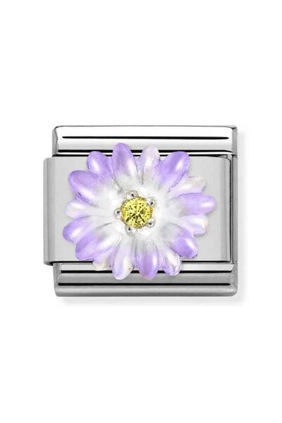 NOMİNATİON Composable Cl Sımbols Stainless Steel, Enamel, Cub, Zirc And 925 S...