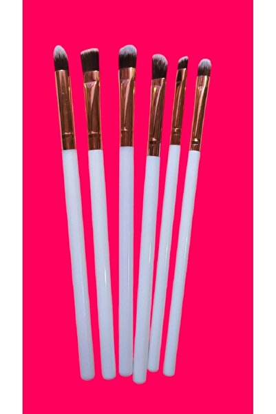 MONİCATİME Комплект от 6 цветни преносими четки за грим - професионален