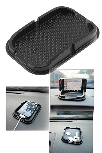 MeyZone Araba Oto Araç Telefon Tutucu Kaydırmaz Havuzlu Ped