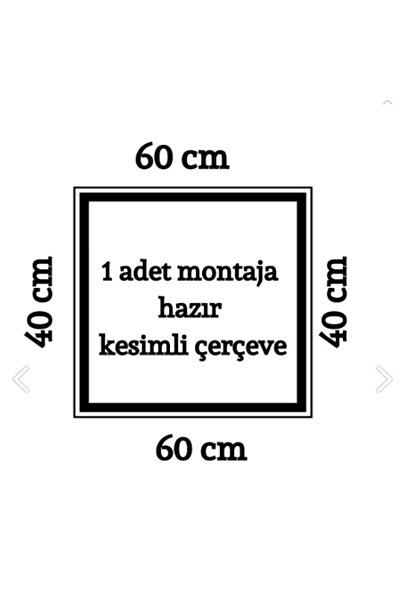 bigpapel Boyanabilir Dekoratif Hazır Kesimli Antre Ve Koridor Çerçevesi 2,5 Cm Çıta