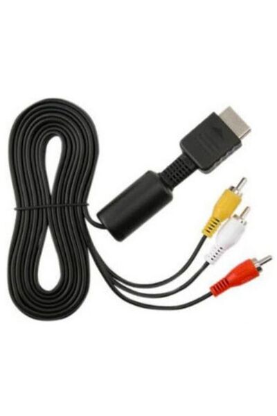 NARİTA Playstatıon Ps2 /ps3 Tv- Ekran Bağlantı Görüntü Kablosu Sarı-kırmızı-beyaz Tos Kabo