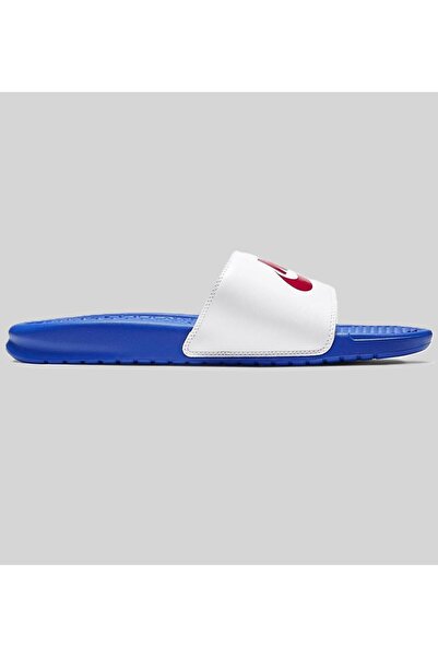 Nike Futura Benassi Slide Blue-white-red Unisex Mavi-beyaz Terlik Tek Bantlı
