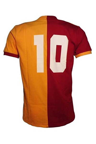 Galatasaray Nostalji Lisanslı Sarı-Kırmızı  Metin Oktay T-shırt-Forma Kadın Erkek Çocuk