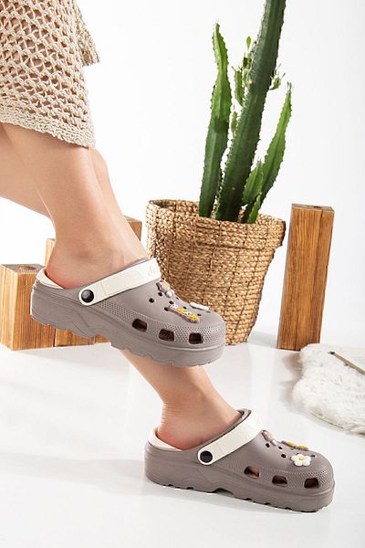 PLN SHOES Άνετη σόλα Υψηλής κλίμακας Hospital Cook Nurse Doctor Παντόφλες Σταυρωτά σανδάλια Sabo