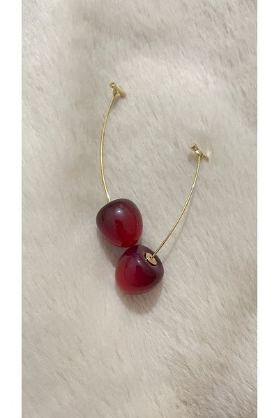 stainless steell Cherry Earrings