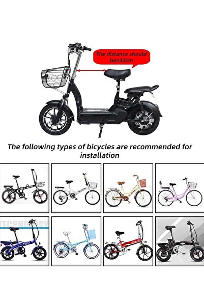 tur bike Ön Çocuk Taşıyıcı E-bike / Bisiklet Uyumlu