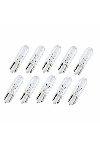 İncirOTO 12v T5 1.2w Küçük Dipsiz Gösterge Ampulü 10 Adet Mini