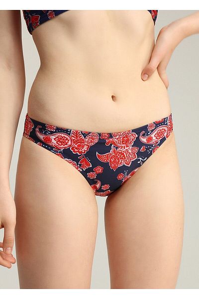 SUWEN Partea de jos de bikini cu croială dreaptă